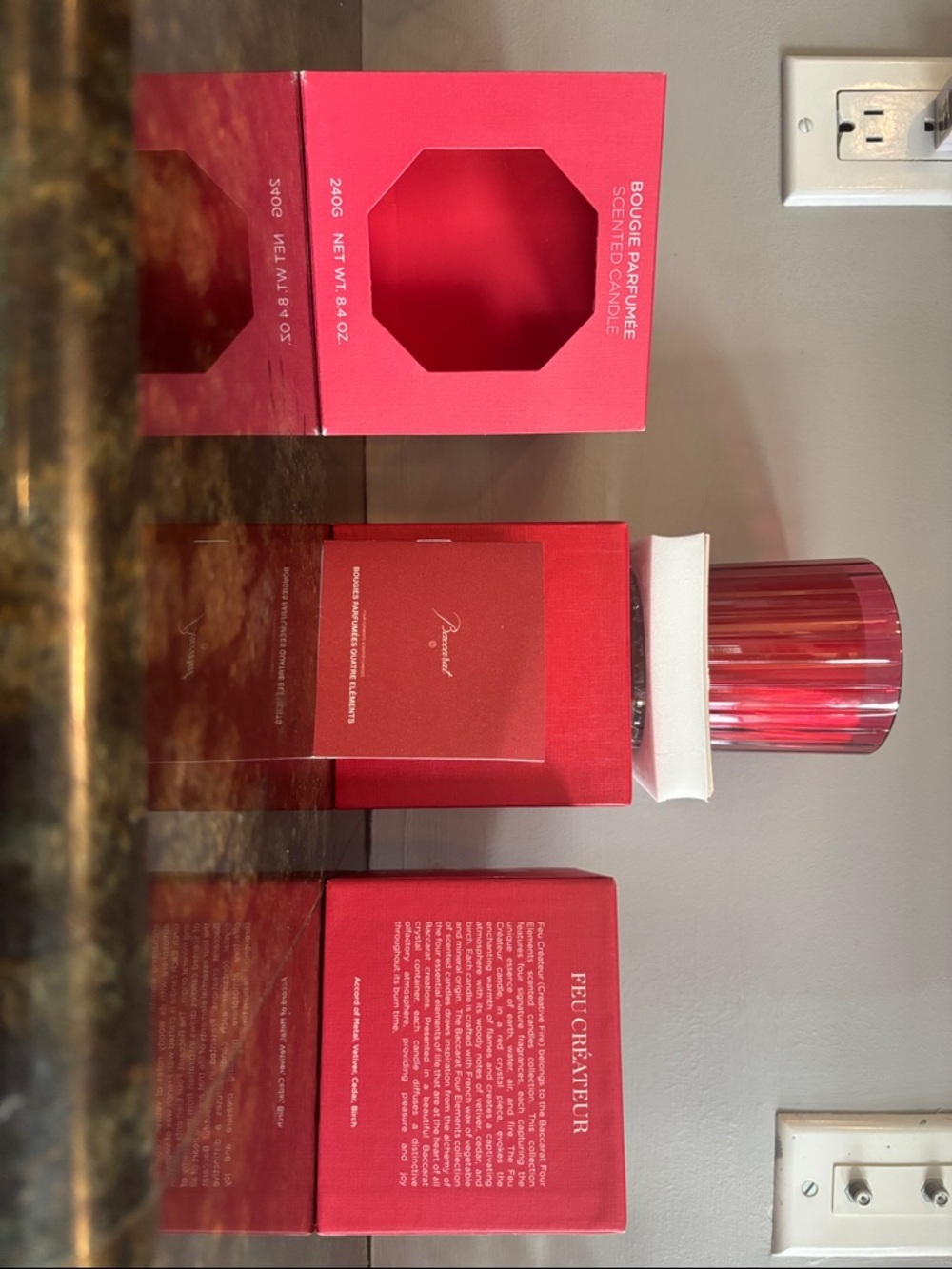 New BACCARAT Creative Fire 4 elements scented candle